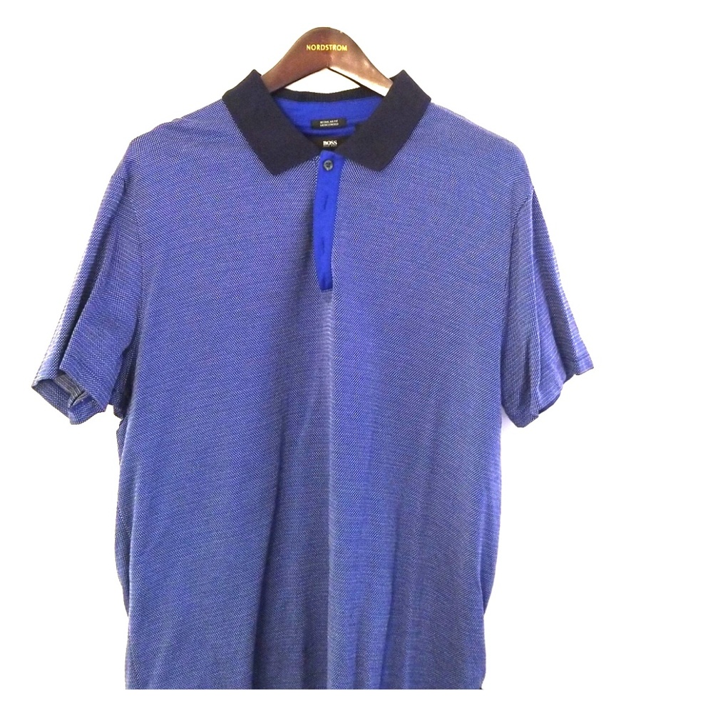 Hugo Boss XXL regular fit mercerised polo